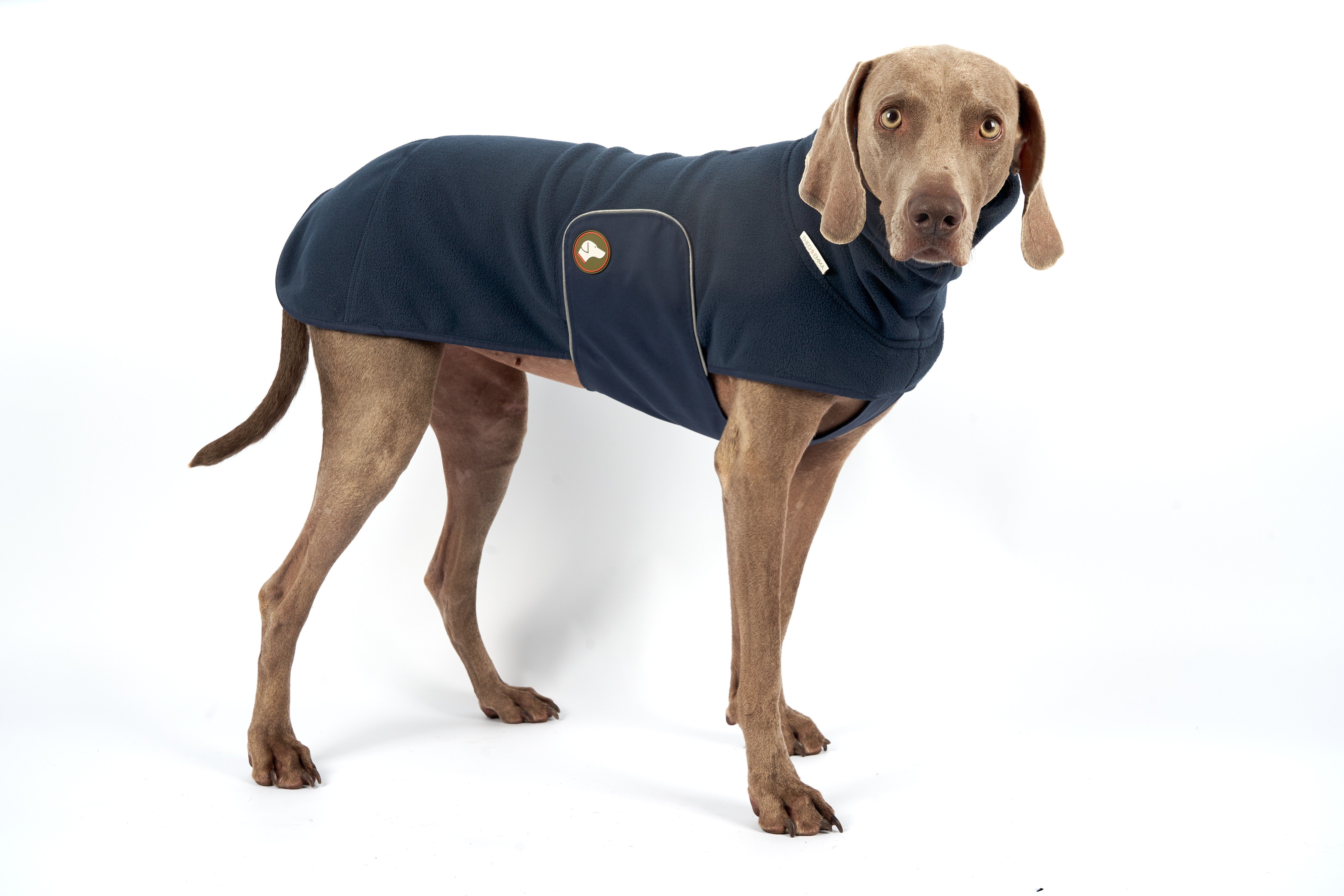 Fleece Hundepullover Henry in Navy Blau