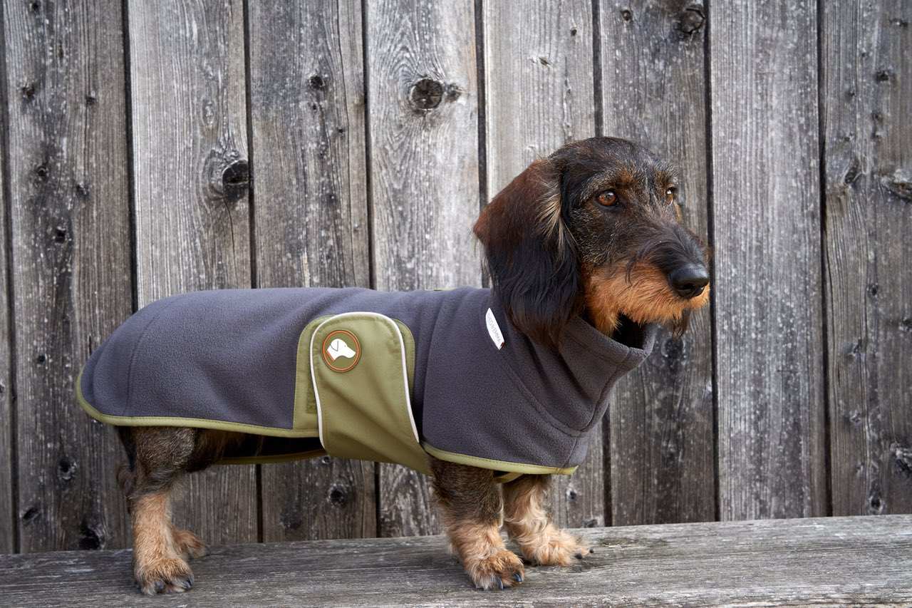 Fleece Dackelpullover Henry in Anthrazit