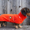 Fleece Dackelpullover Henry in Pumpkin Orange
