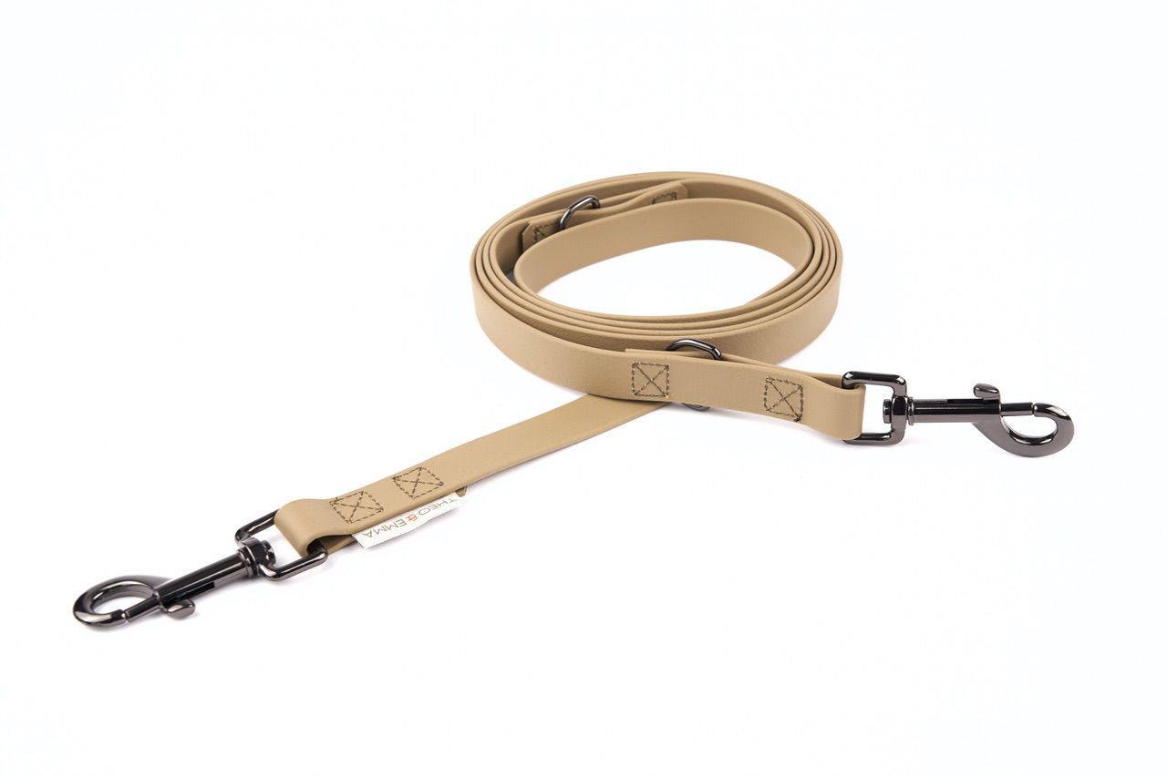 Biothane Hundeleine khaki