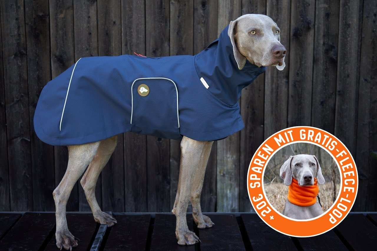 Hunde-Regenmantel Cooper in Midnight Navy