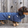 Dackel-Wintermantel Oskar in Navy Blau