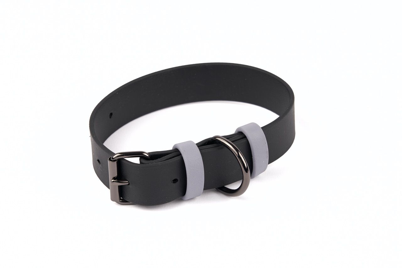 Biothane Hundehalsband schwarz