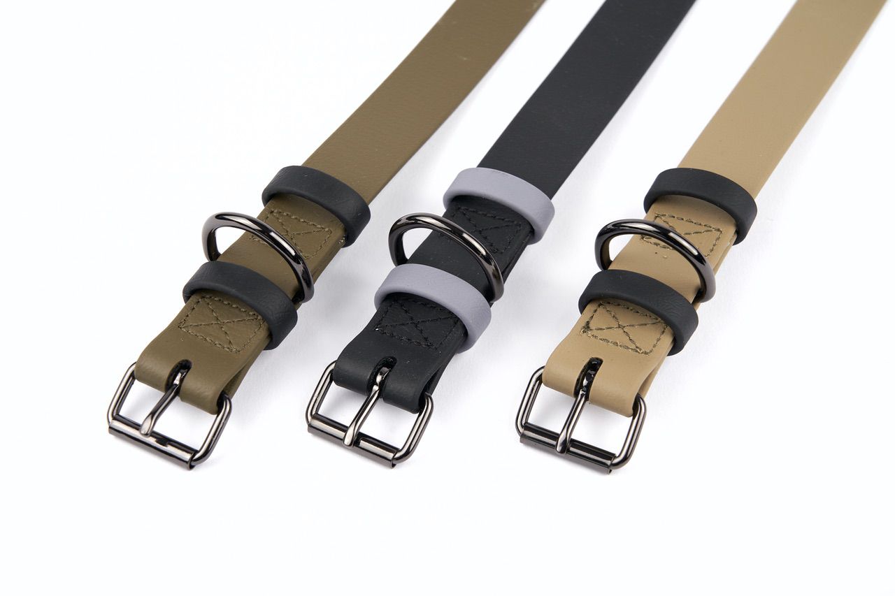 Biothane Hundehalsband oliv