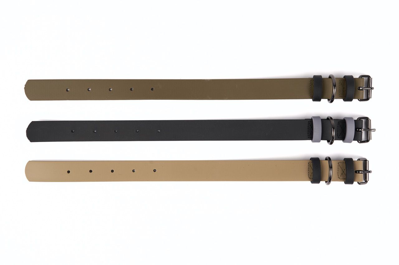 Biothane Hundehalsband oliv