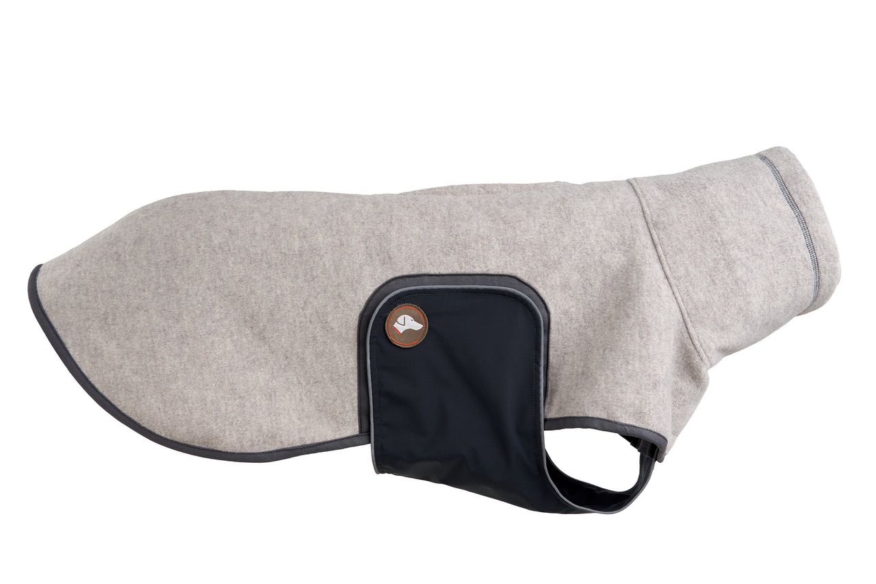 Hundepullover Fleece#Greige-Grau_Anthrazit